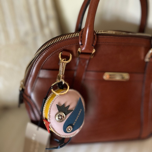 Burberry Bridle Calfskin Bowling bag with Bird Charm - Picture 1 of 14